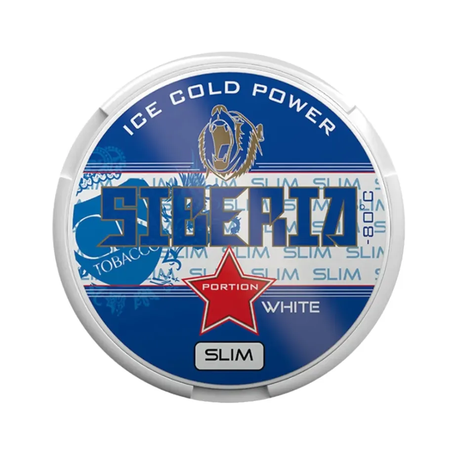 Siberia Blue White Slim - Nicpack